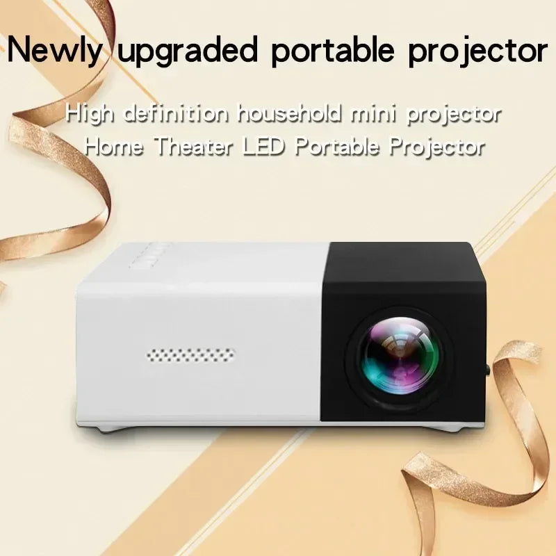 2025 Smart Projector 1000 Lumens,  Home Theater &  Outdoor Camping