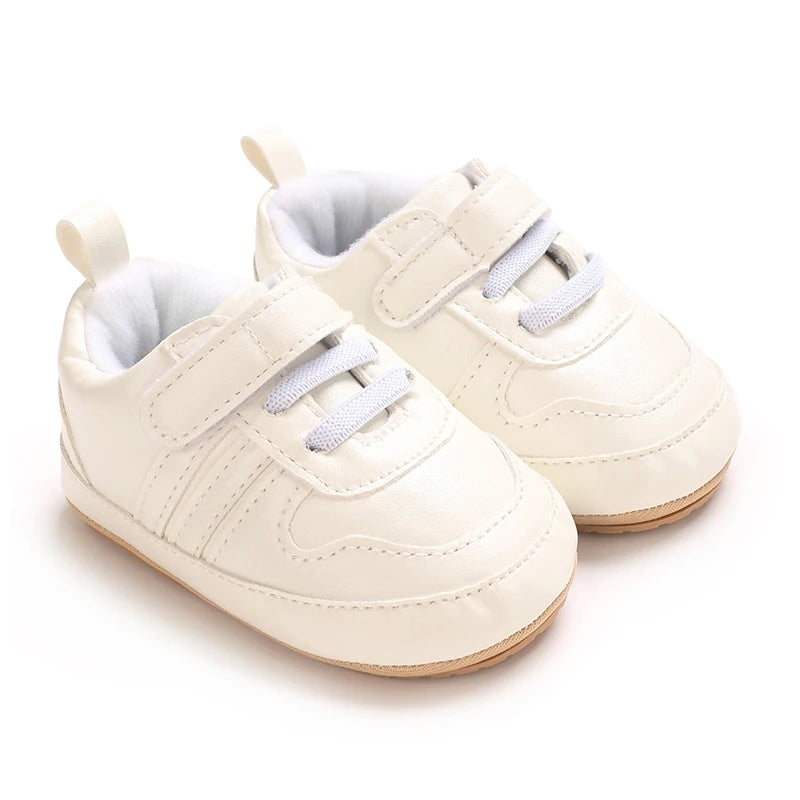 Baby Shoes 0-1 Year Old Baby Shoes Soft Cloth Sole Anti Slip Learning Shoes For Toddlers White Shoes For Sports Shoes