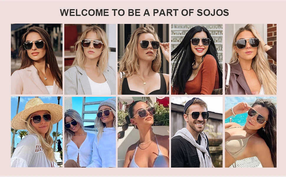 Polarized Sunglasses For Women Men Classic Brand Reflective Lens Square Trendy Sunglasses Woman High Quality Metal UV Protective