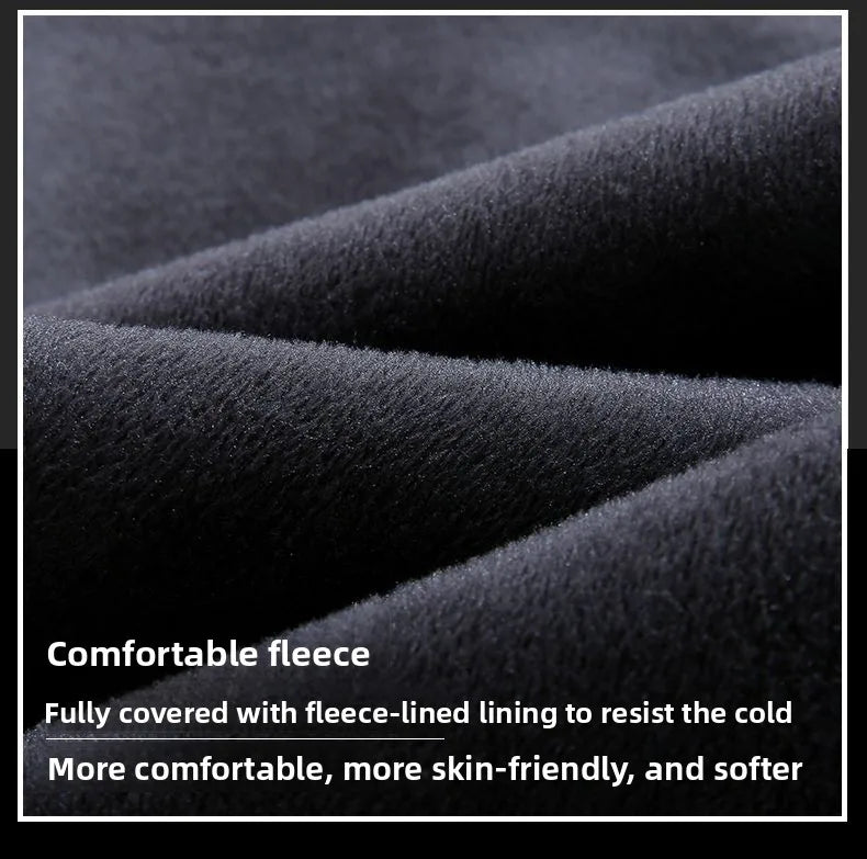 Fleece Thermal Autumn Winter Denim Jeans for Men Pants Warm Thicken Straight Stretch Clothing Fashion Street Causal Denim Pants