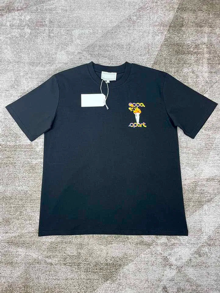 2025 High Quality  Casinoblank Paris Tennis Equipment Print Women Men T shirts Oversized Men Casual Cotton Summer T shirt tees