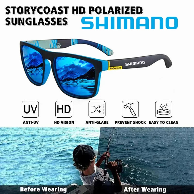 2025 Square Retro Polarized UV400 Sunglasses for Men and Women Outdoor Hunting Fishing Skiing Driving Mountaineering Sunglasses