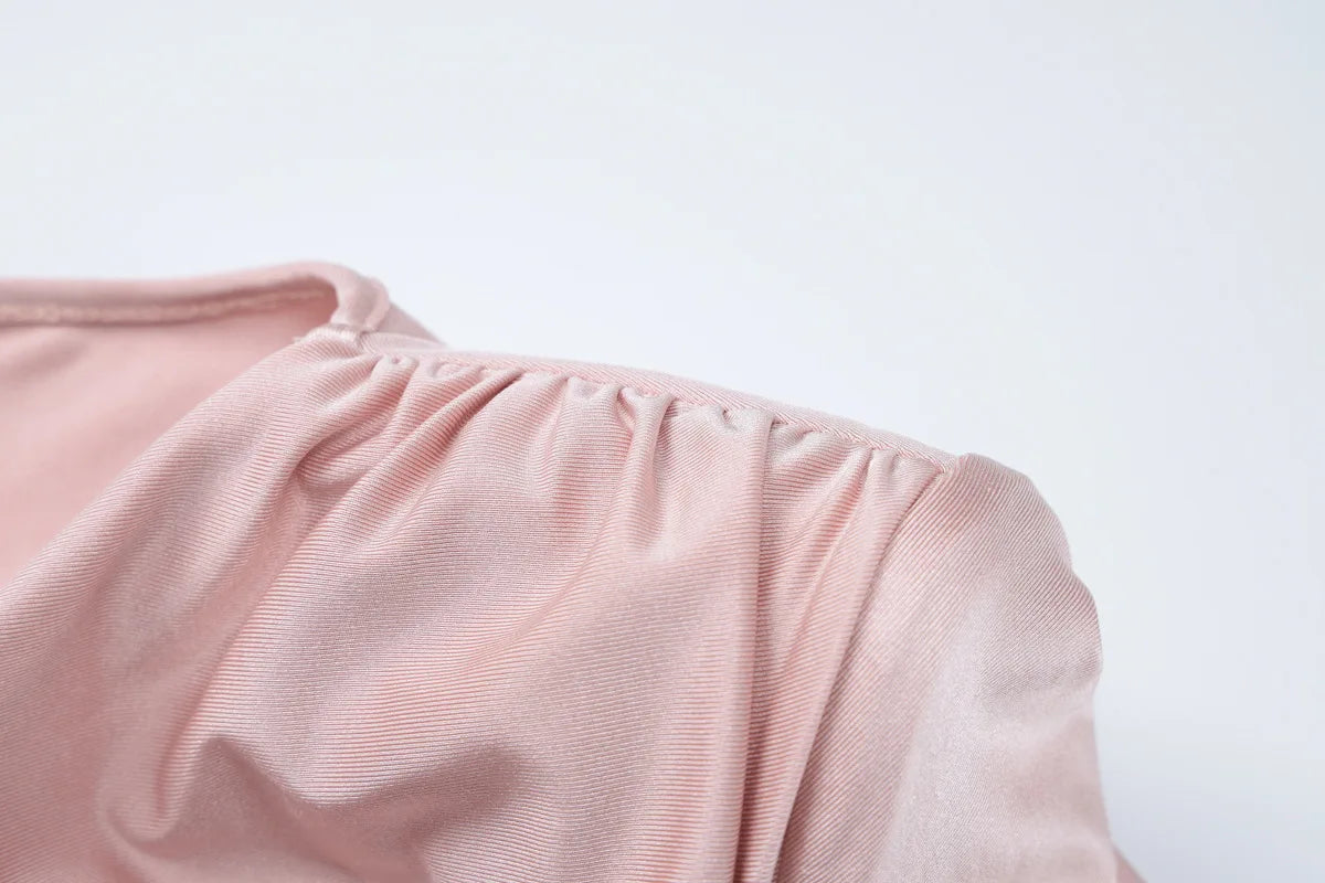 Women's Evening Dress Spring Summer New Fashion Slim Solid Color Casual Round Neck Long Sleeve Long Dress Elegant Party Dresses