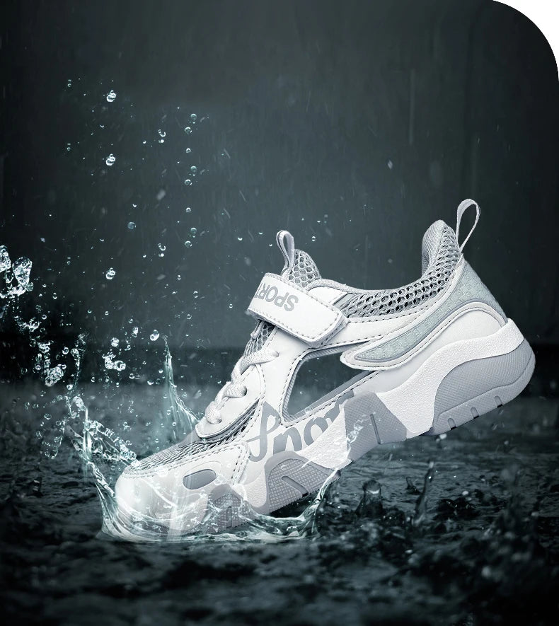 Kids Summer Shoes Kids Sandals Breathable Boys Sandals Soft  Children's Shoes Outdoor Protecting Toes Beach Sandal Water Shoes