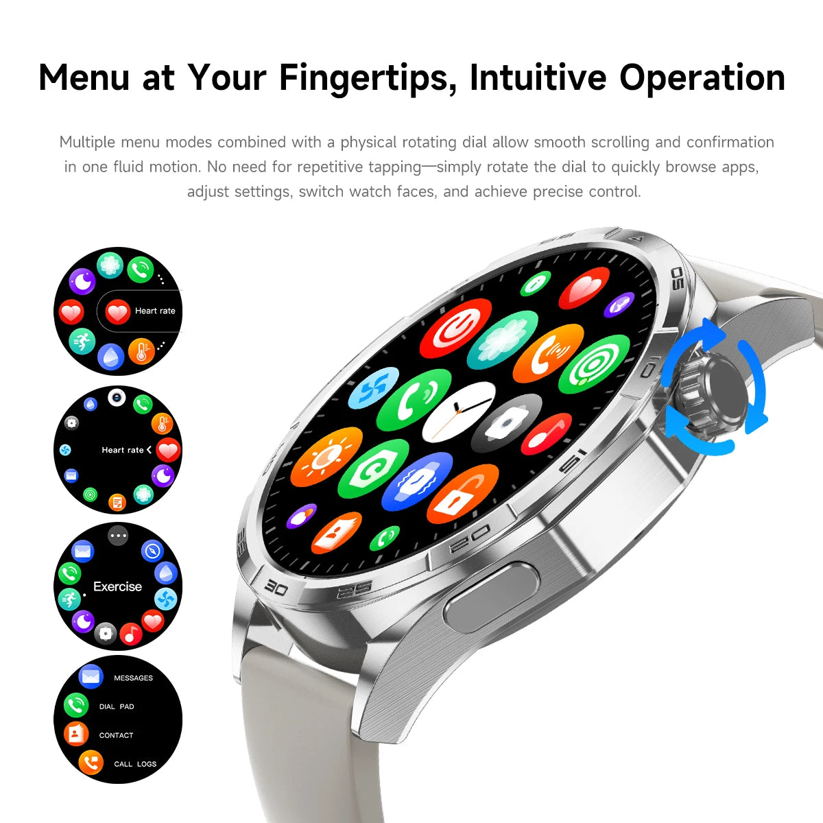 Smart Watch GT6 Pro (2025) 1.50-inch HD AMOLED GPS Message Reminder Bluetooth call Heart rate 4GB Smartwatch Reduction 100%