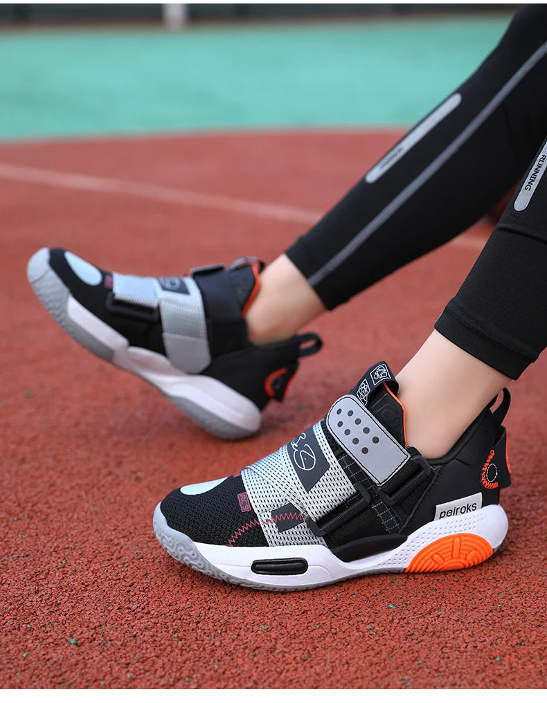 2025 New Children's Basketball Shoes For Boys Girls Non-slip Kids Sport Shoes Lightweight Outdoor Sneakers Trainers Footwear