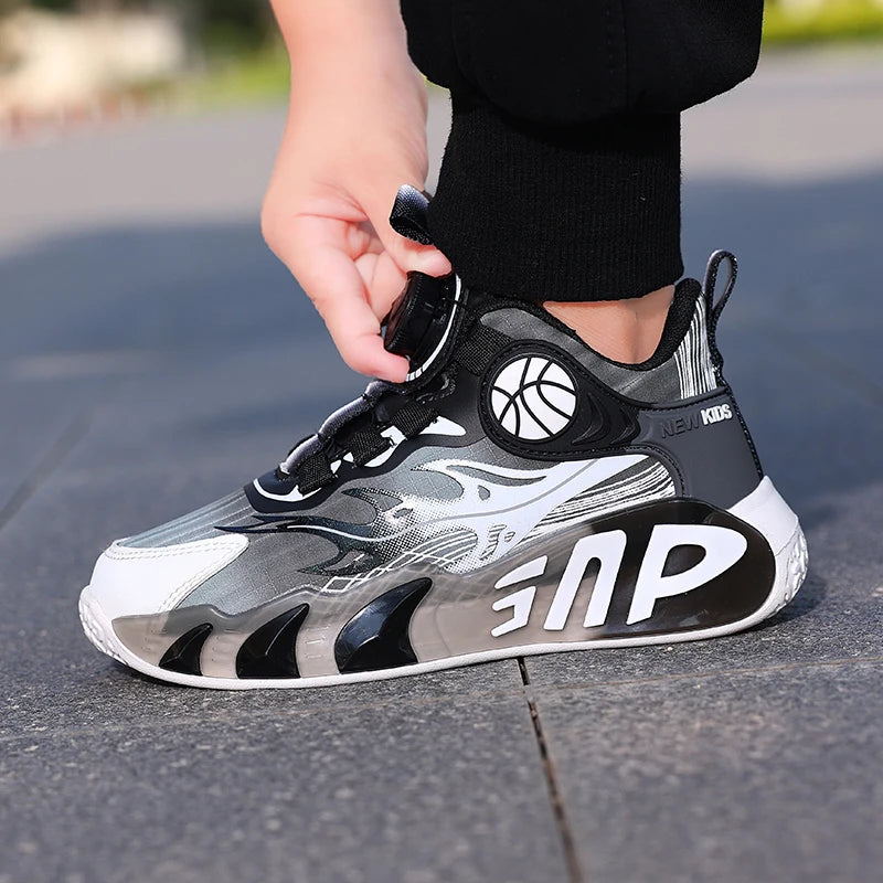 Children Shoes Boys Sneaker 4 To 12 Years Autumn Kiss Daily Casual Sneaker Fashion Print Platform Thick Sole Boys Sports Shoes