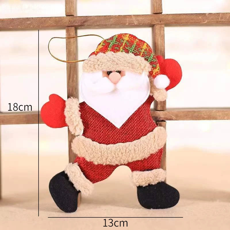 New Year 2025 Christmas Tree Decorations Cute Dolls