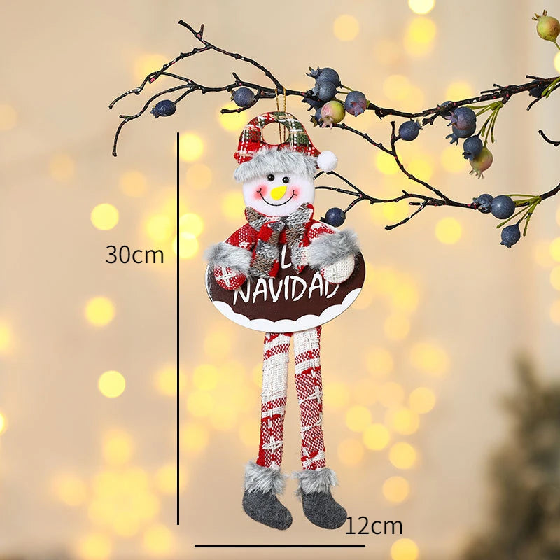 New Year 2025 Christmas Tree Decorations Cute Dolls