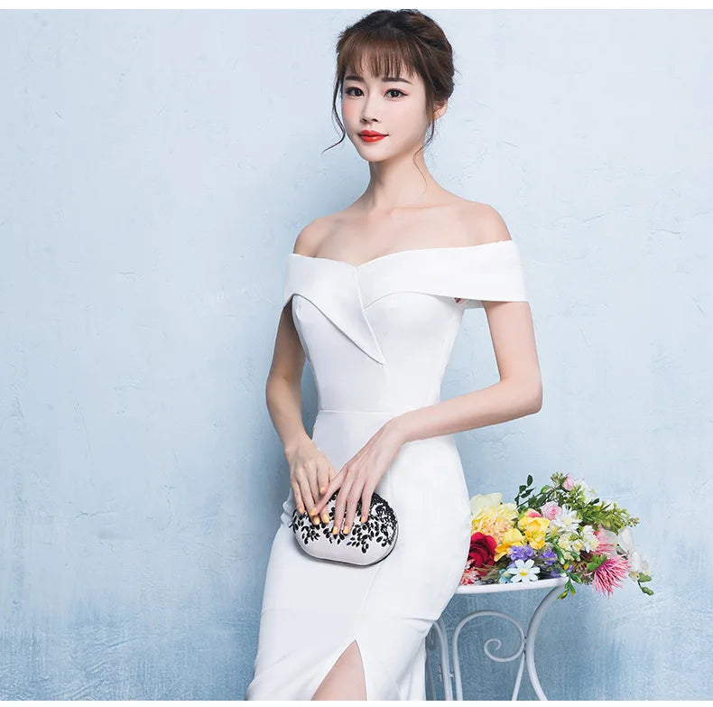 Wedding Guest Dresses for Women White Dress Party Evening Elegant Luxury Celebrity Prom Formal 2023 Cocktail Special Events