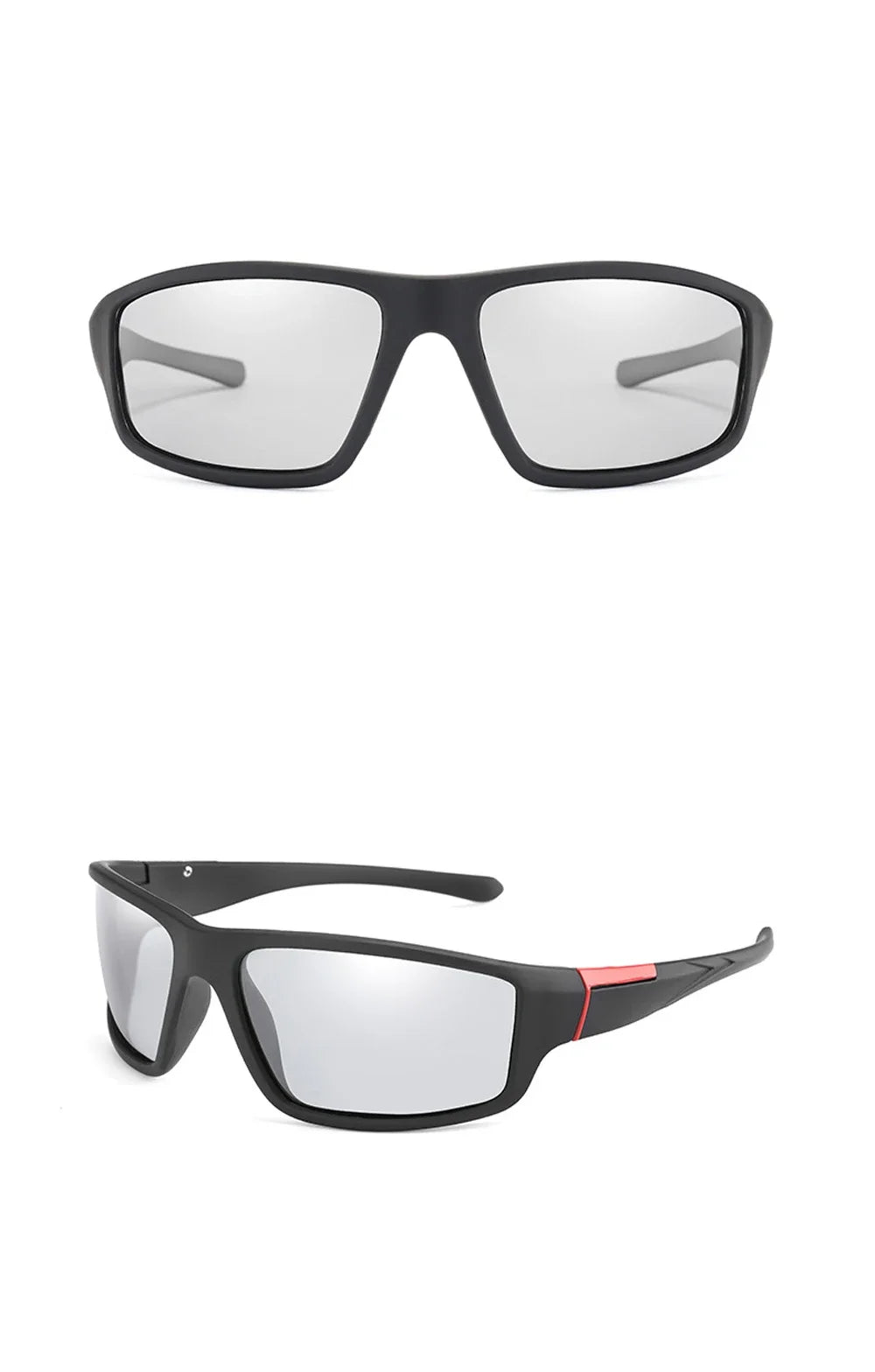 Polarized Sunglasses for Driving: Men's Fashion Square Frame Travel Eyewear