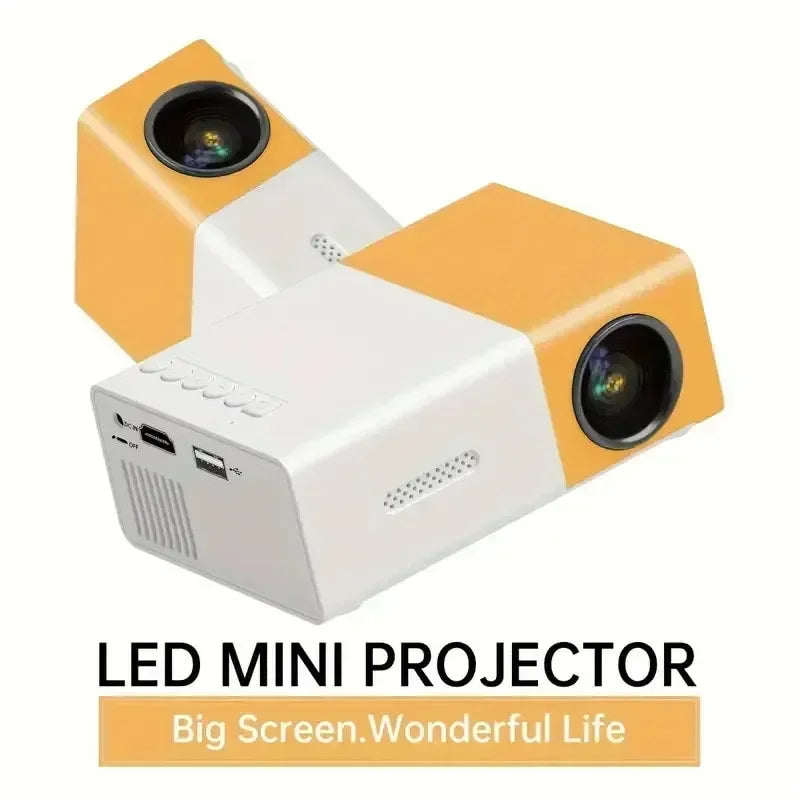 2025 Smart Projector 1000 Lumens,  Home Theater &  Outdoor Camping