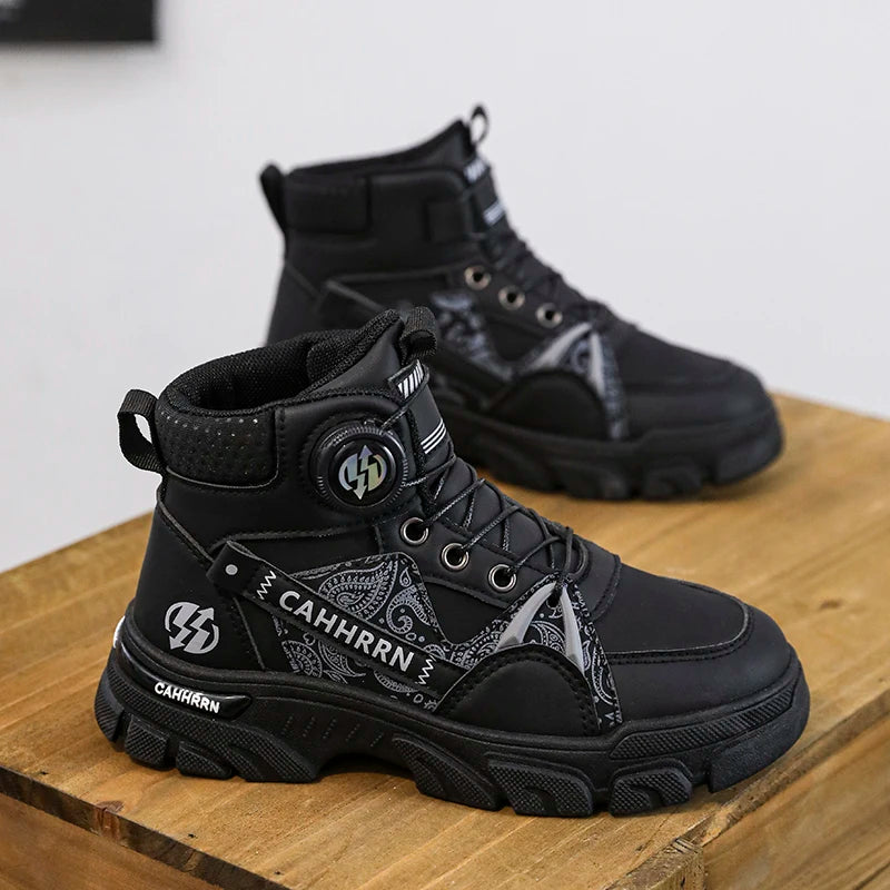 Platform Sports Shoes Kids Sneakers Sports and Leisure Shoes for Boys Wear-resistant Loafers Soft and Comfortable Fashion new