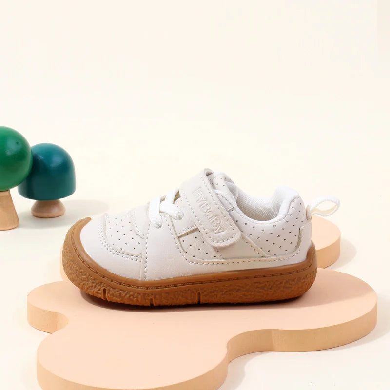 Baby Shoes High Quality Toddler 1-5 Years Rubber Sole Anti-slip Soft PU for Boys and Girls Spring and Autum Style Ooydoor BM06