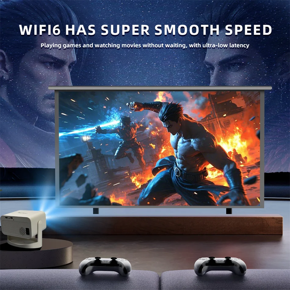 Portable Projector 4K 900ANSI  home theater Beam Projectors