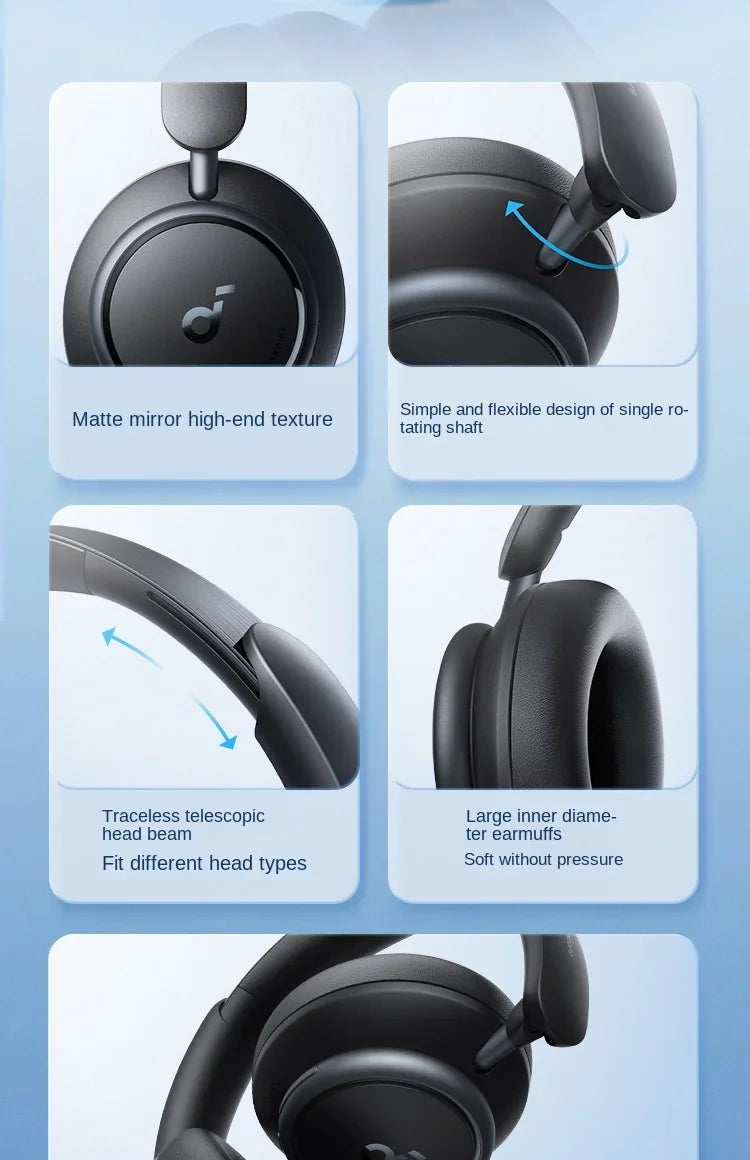 Anker Soundcore Space Q45 Wireless Bluetooth Headphones Triple Dynamic Active Noise Cancellation LDAC HiRes A3040