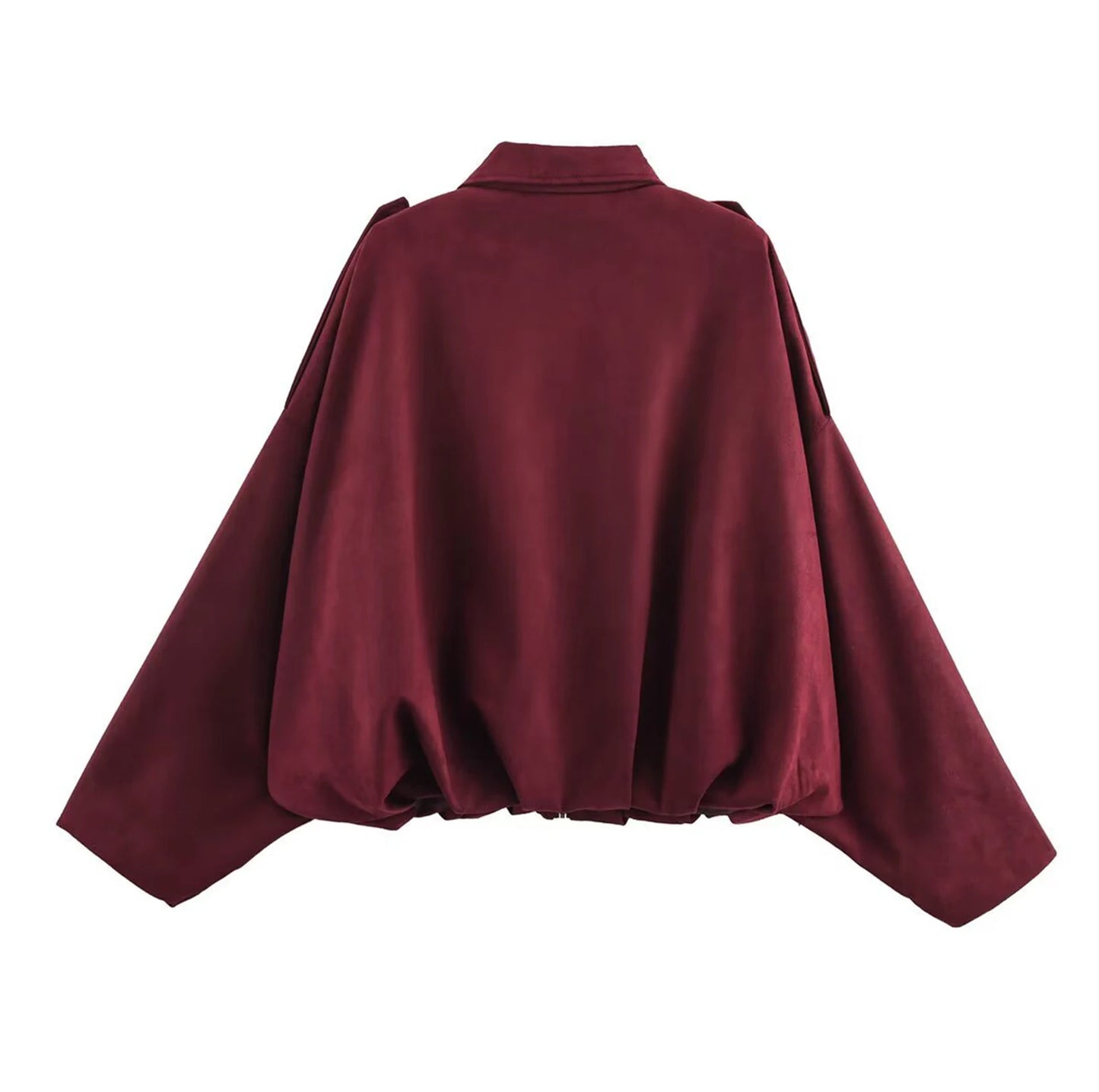 Women's Jacket Fashionable Long Sleeve Zip Up Cropped Coat Autumn Streetwear Cropped Jackets Chic Street Youth Casual Jackets