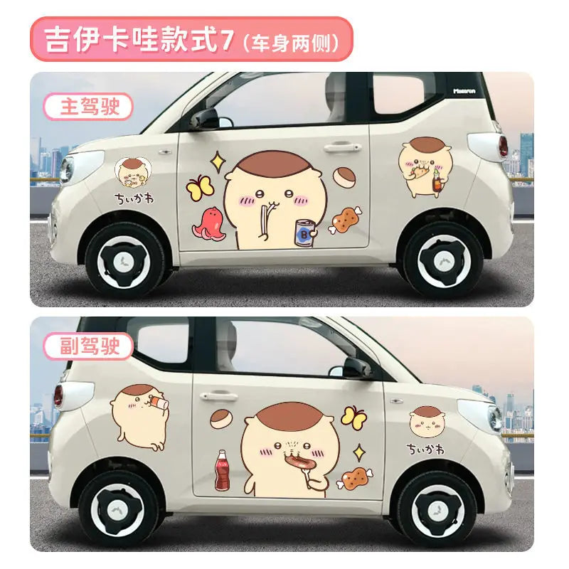 Stickers Car Accessories Decorate Hachi ware Usagi Car Accessories Gift