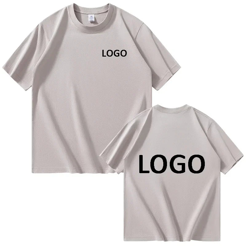 Customized Cotton Printed T-shirts Men Fashion Short Sleeve Tshirt Women Personality Casual Streetwear Tee Tops Camiseta
