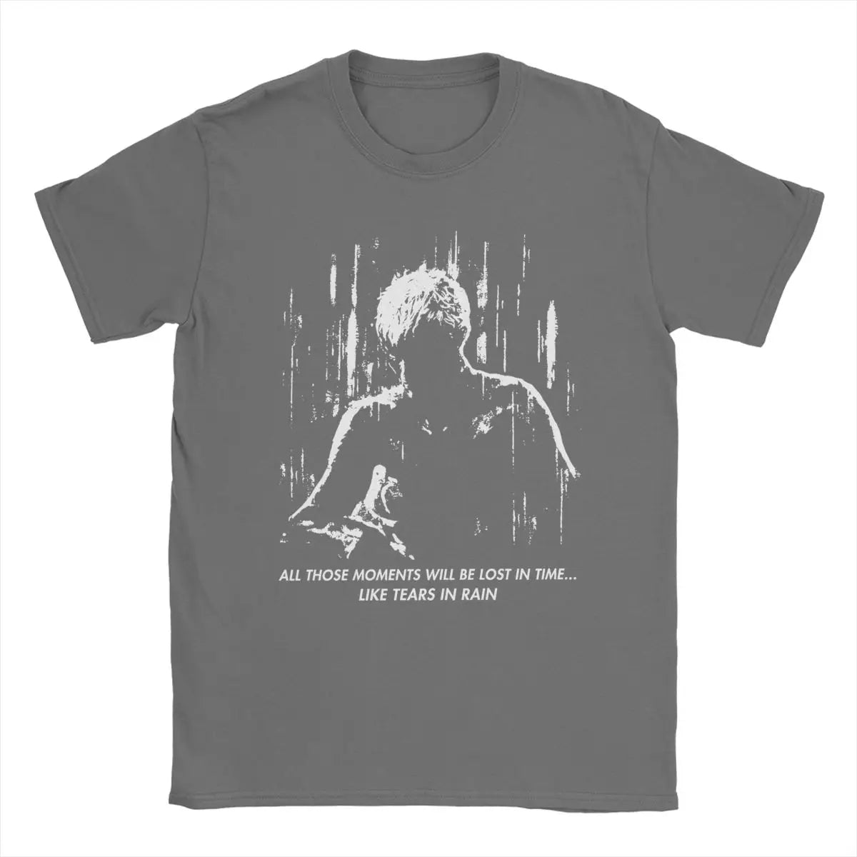 Blade Runner Like Tears In Rain Men T Shirts Vintage Tees Short Sleeve Round Collar T-Shirts Pure Cotton Party Clothes