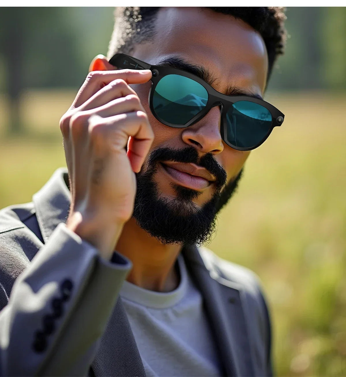 2025 Smart Glasses Photography Video AI Intelligent Interactive Translation Smart Sunglasses Bluetooth Call Music Play For IOS