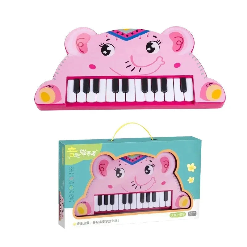 Kids Piano Keyboard Toy Children's Electronic Musical Instrument Multi-Functional Animal Piano Keyboard Early Education Toys