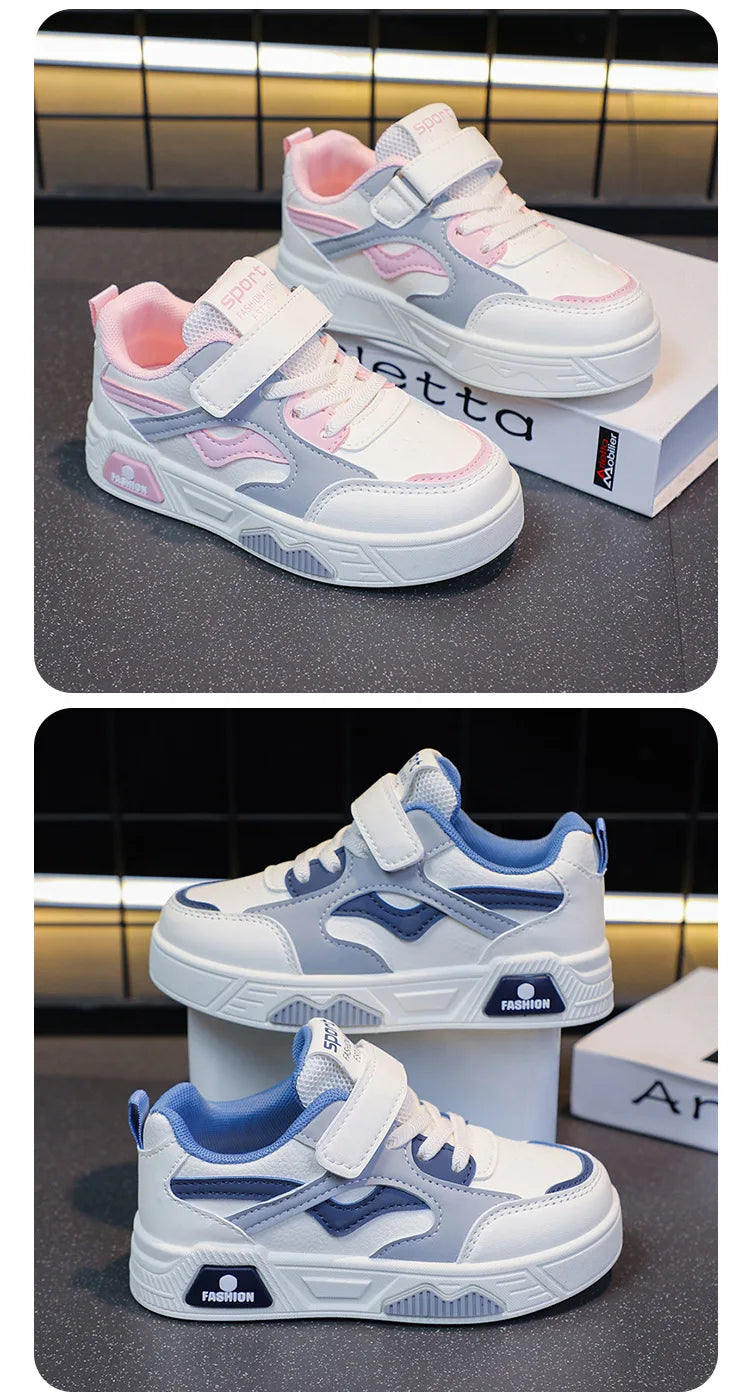 Children's Shoes for Girls and Boys Fashion Sneakers Kids' Soft-Soled Casual Shoes Student Sports Shoes Outdoor Walking Shoes