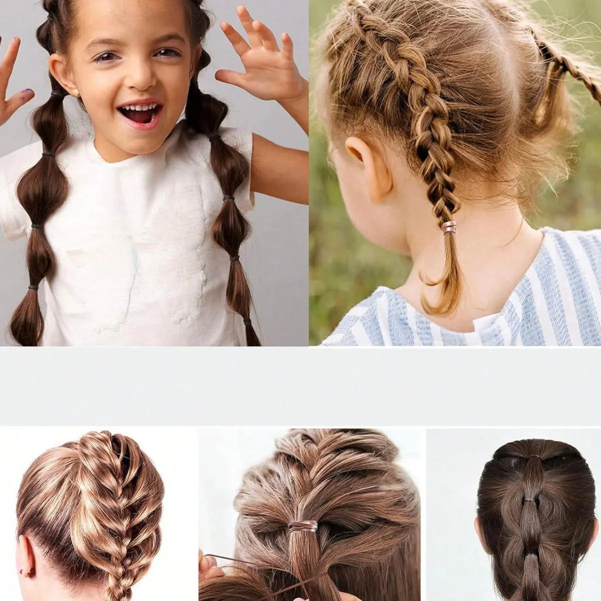 1Box Small Disposable Hair Bands Elastic Scrunchie  Kids Headband Accessories Hair Ties Children Girls Ponytail Holder Supplies