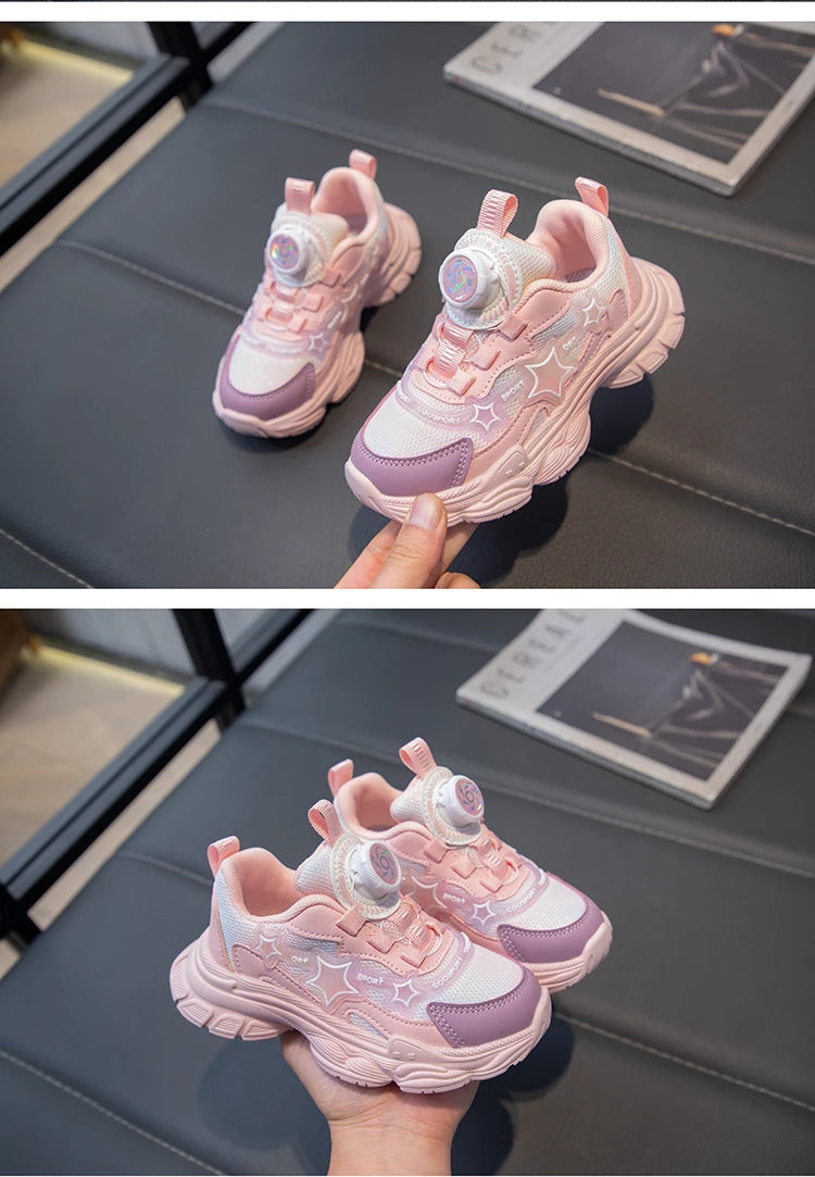 Kids Shoes For  Girls Fashion Children Casual Shoes Non-slip Sneakers