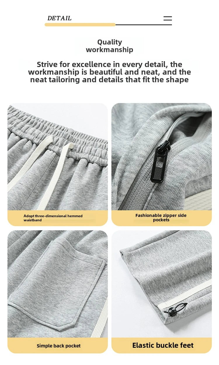 Big Tall Men Pants 200 Cm 190cm Extra Long Length Trouser Male  Straight Leg Sweatpants Winter Autumn Fleece Warm Lengthen 120cm