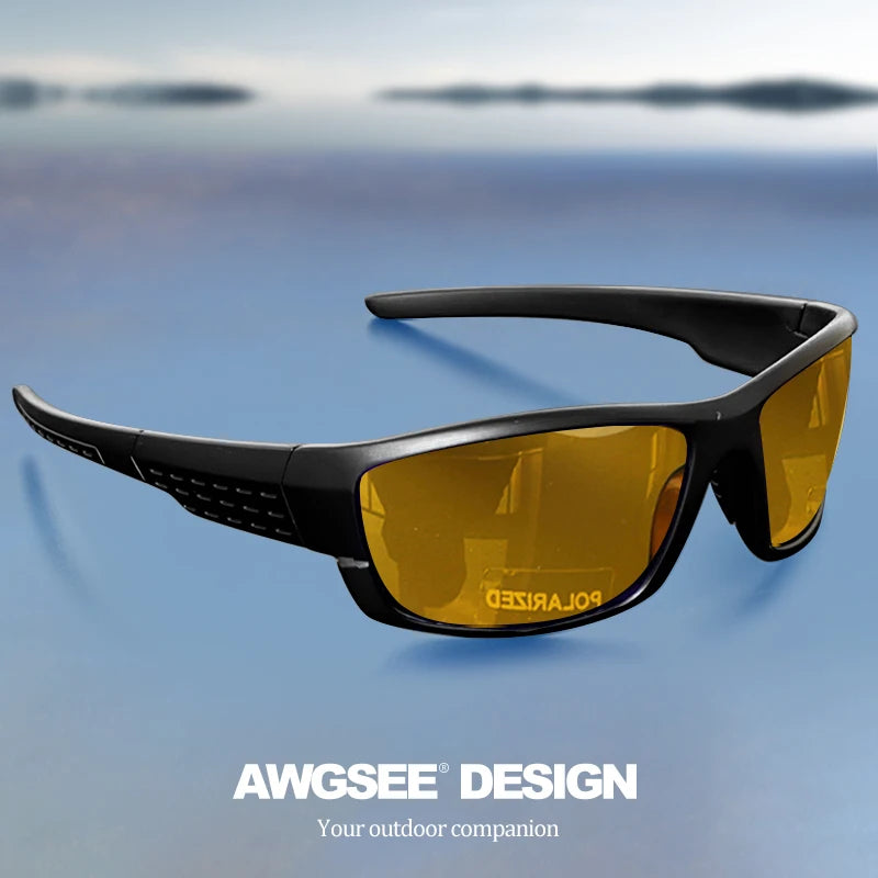 Polarized Sports Sunglasses – High-Quality UV400 for Fishing, Travel, Running & Driving with Color-Changing Lenses