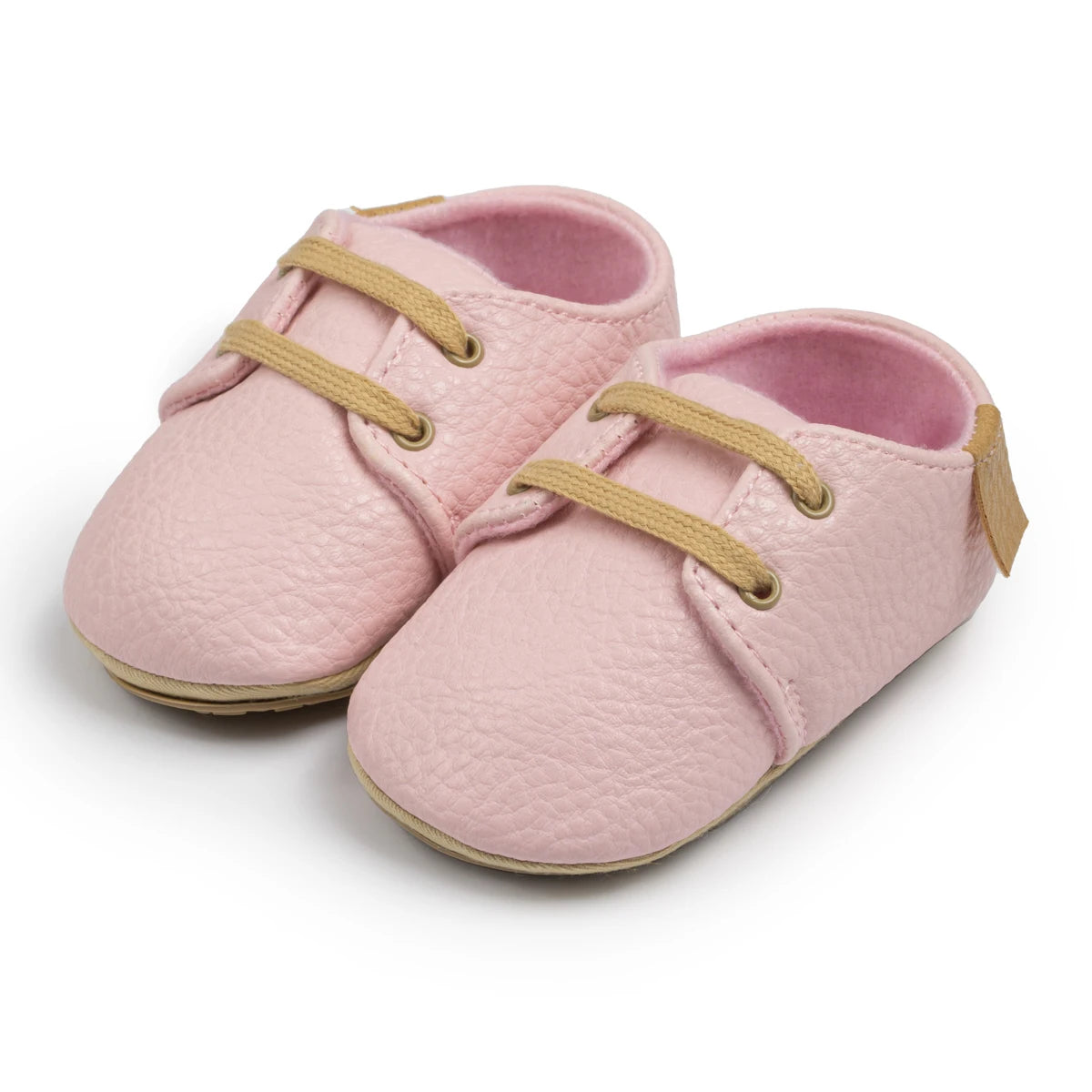 KIDSUN Toddler Baby Shoes Boys Girls Ankle Sneakers Soft Anti-Slip Sole PU Leather Moccasins Infant Newborn Prewalker First