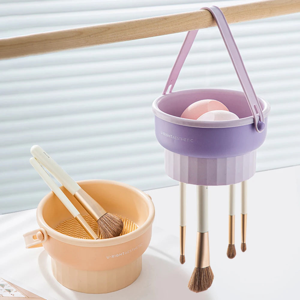 Makeup Brush Cleaning Bucket