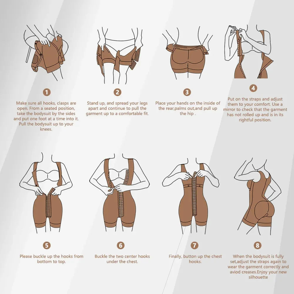 Front-Breasted Slim Fit Shaping Body Wrap Waist Trainer Women's Tummy Control Girdle Body Shaper Female Heavily Shaped Fajas