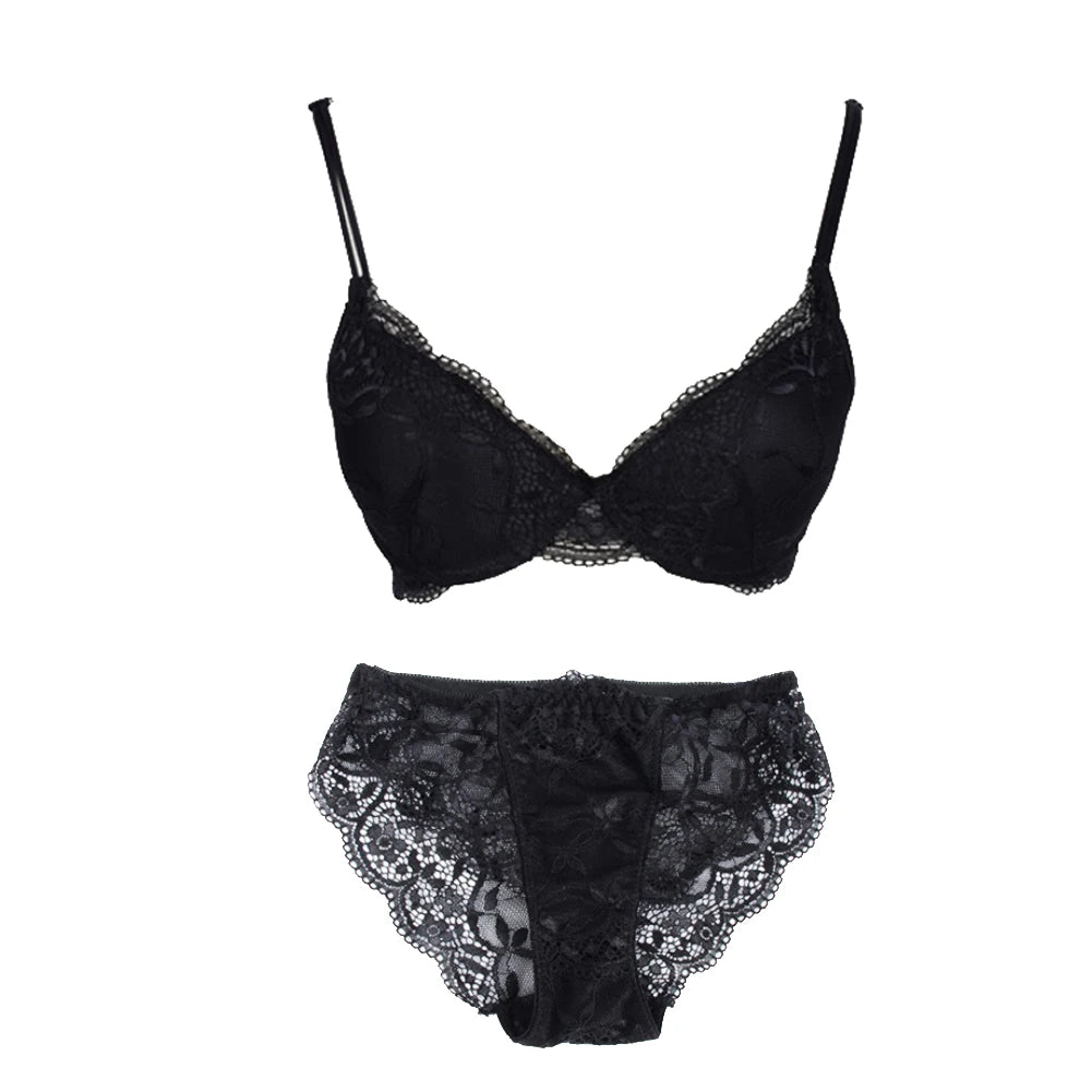 Women Bra Set Female Lace Sexy Underwear Lingerie Bra and Panty Set