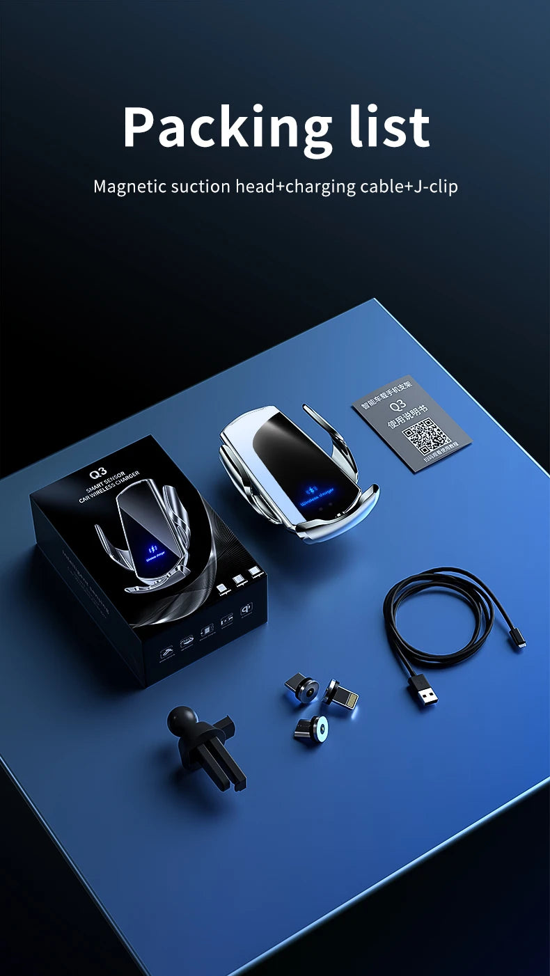 Car Phone Holder For Honda Accord MK10 MK10.5 2018 2019 2020-2022 Mobile Phone Mounts Car Wireless Charging Special Fixed Base