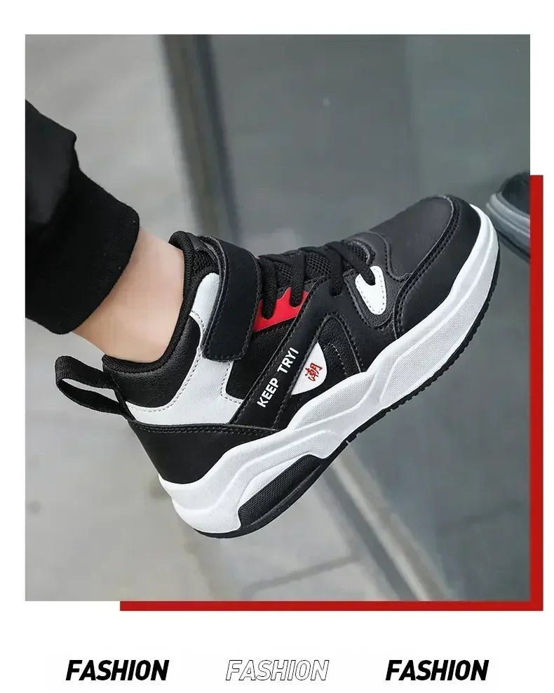 Children Basketball Kids Shoes New Children Sneakers Child Shoes High-Quality Durable Light Breathable Soled Anti-Slip Trainer