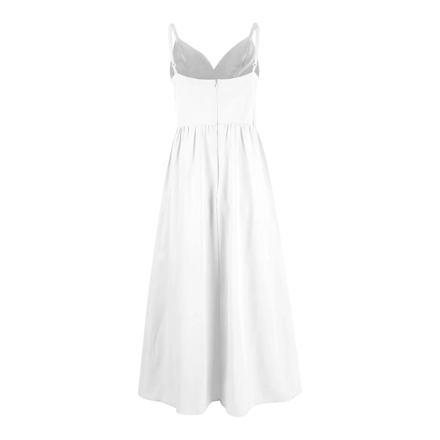 dresses for women trend sexy party dresses V-Neck Big Swing Slimming Backless Sleeveless long Dress Suspenders Hollow vestidos