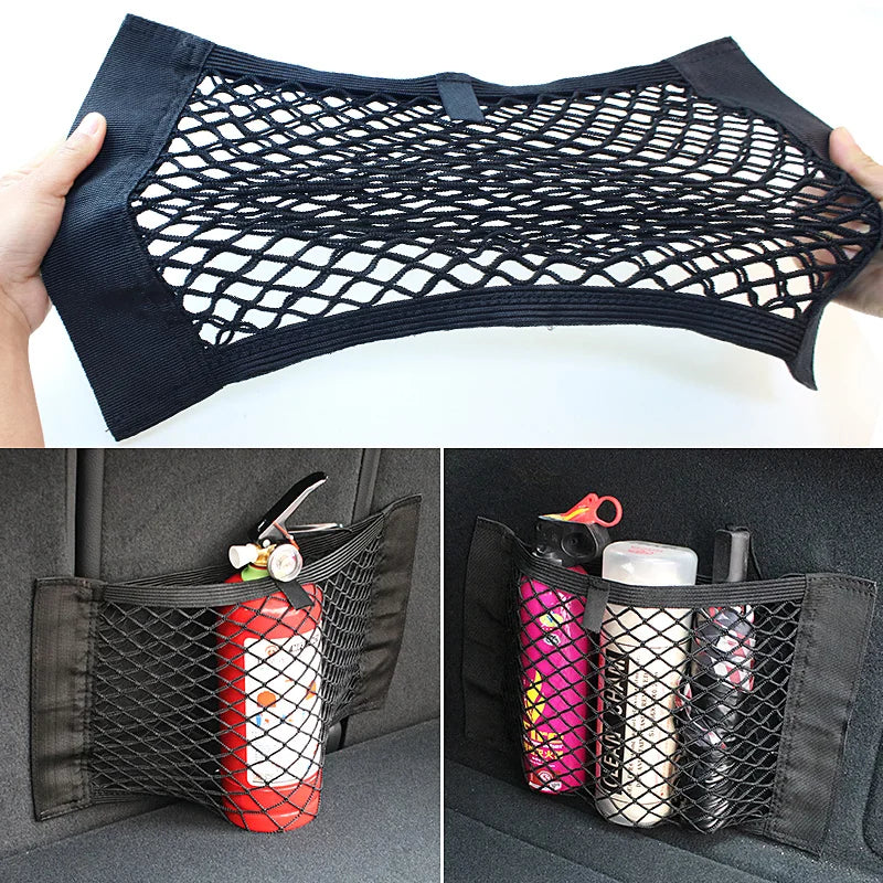 Organizer Net Mesh Seat Elastic Magic Storage for Dacia Duster Car Accessories