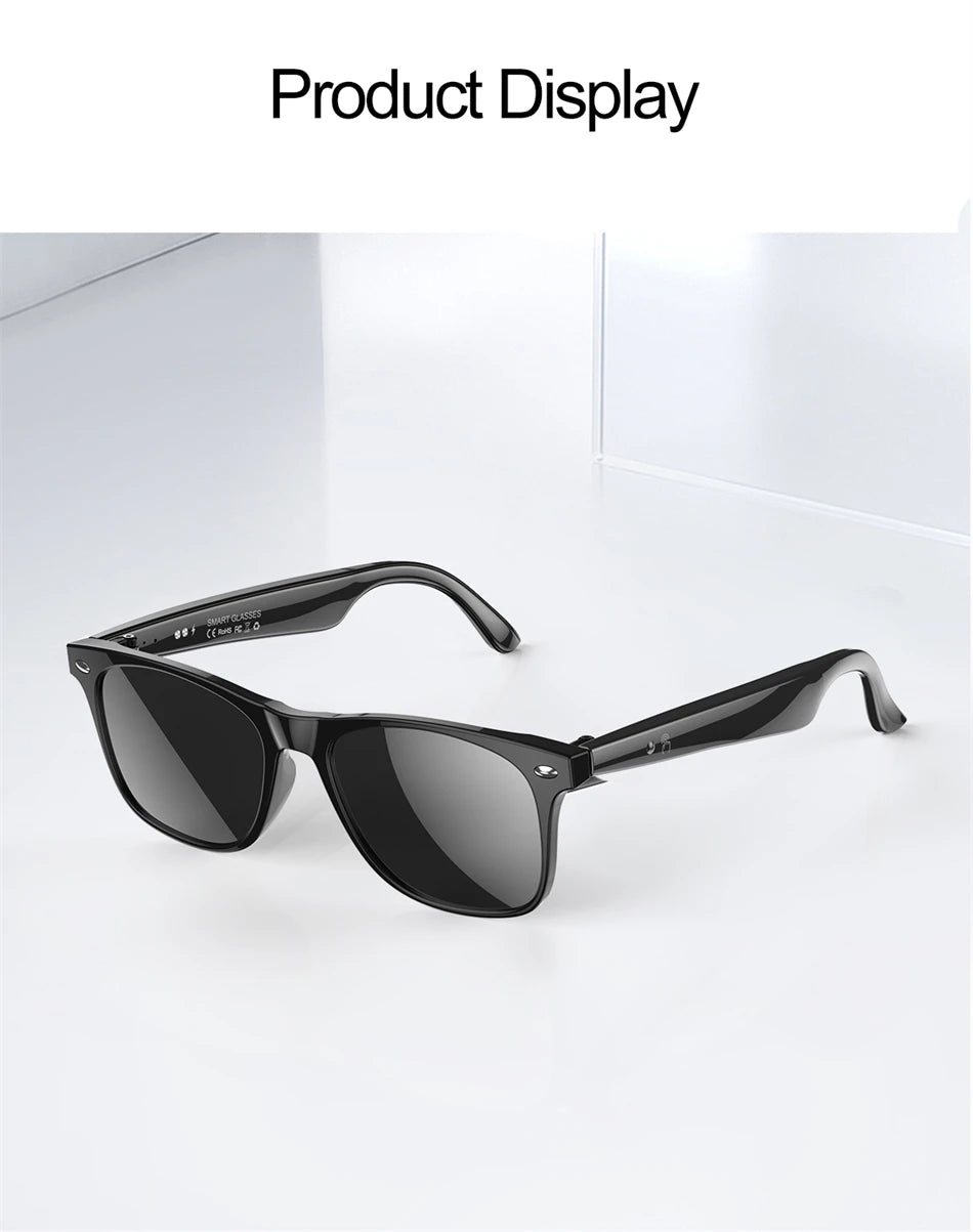 2025 New Smart Glasses Men 163 Online Language Al Intelligent Translation Anti-blue Lenses Wireless Call Voice Assistant Glasses