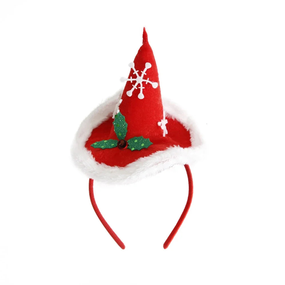 Christmas Cosplay Hair Hoop Merry Christmas Xmas Hat Santa Claus Leg Girl Boys Festival Party Headband Women Men Head Decoration