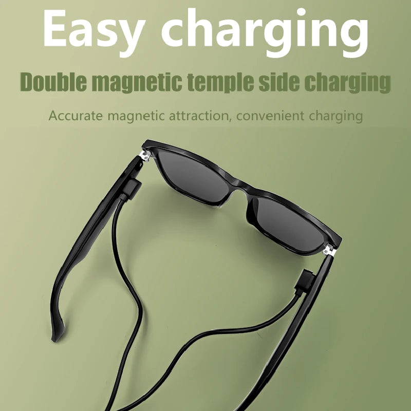 Smart Glasses Anti-blue Light Make Receive Calls Music Calling Noise Reduction UV400 Protection BT TWS Glasses Sports Women Gift