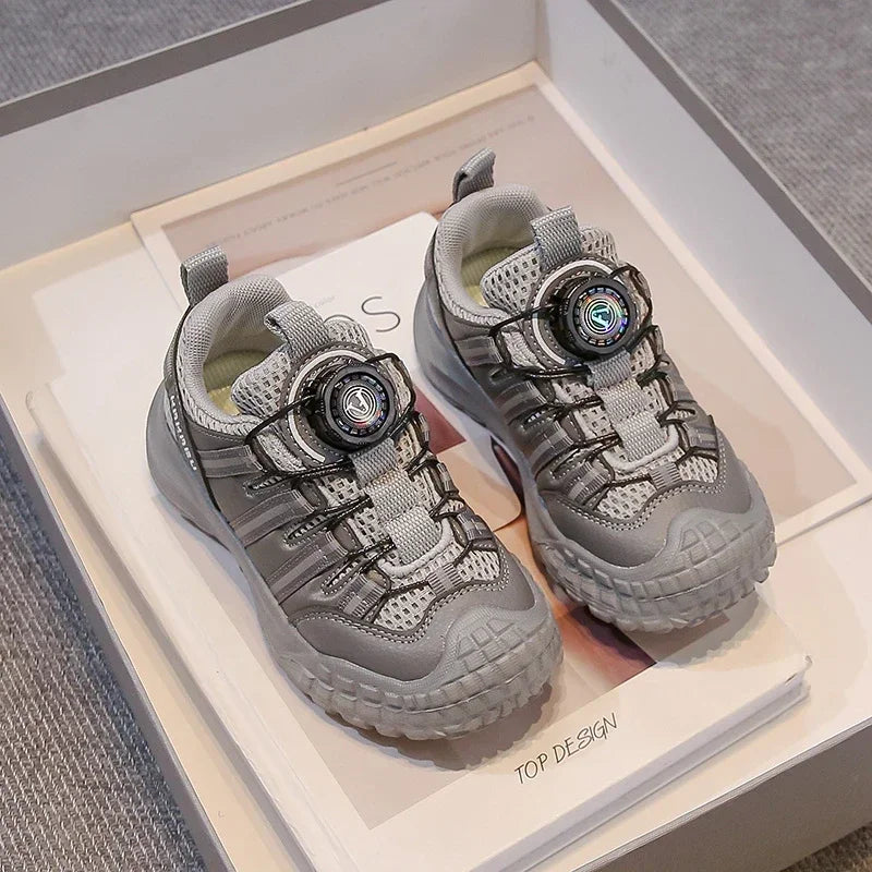 Kids Sports Shoes Non-slip Soft Sole Boys Girls Casual Shoes Ins Trendy 2025 New Fashion Children Sneakers Breathable Comfort