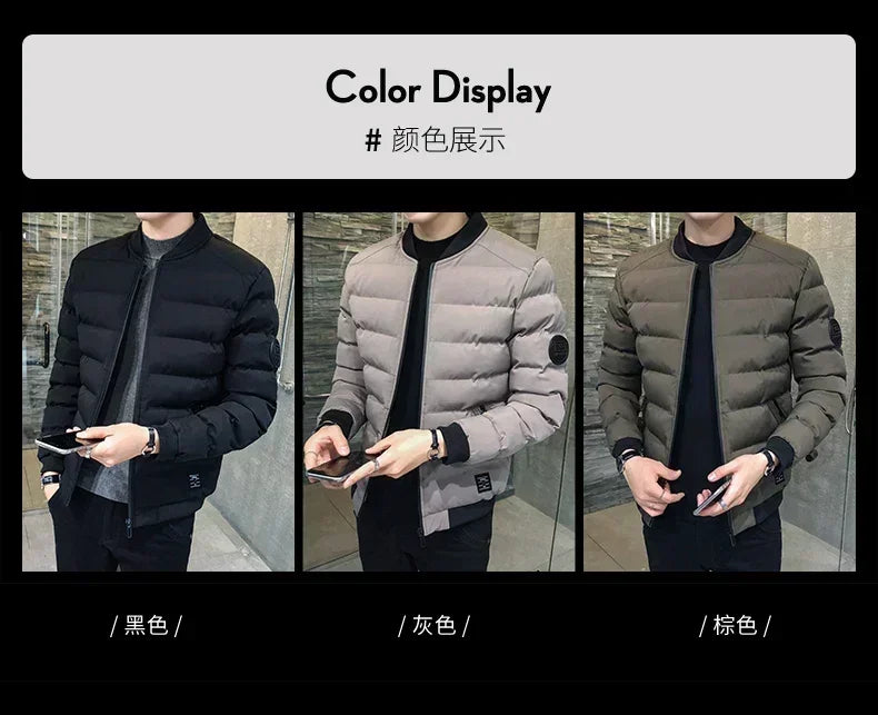 Winter Jacket Men Down Men Jackets Parka Men High Quality Outwear Brand Slim Mens Coats Casual Windbreak Jacket Men Winter Warm