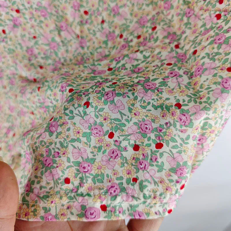 Women's High Waist Summer Shorts Floral Print Lounge Pants Loose Wide Leg Comfy Stretchy Elastic Waist Casual Athletic Home Slee