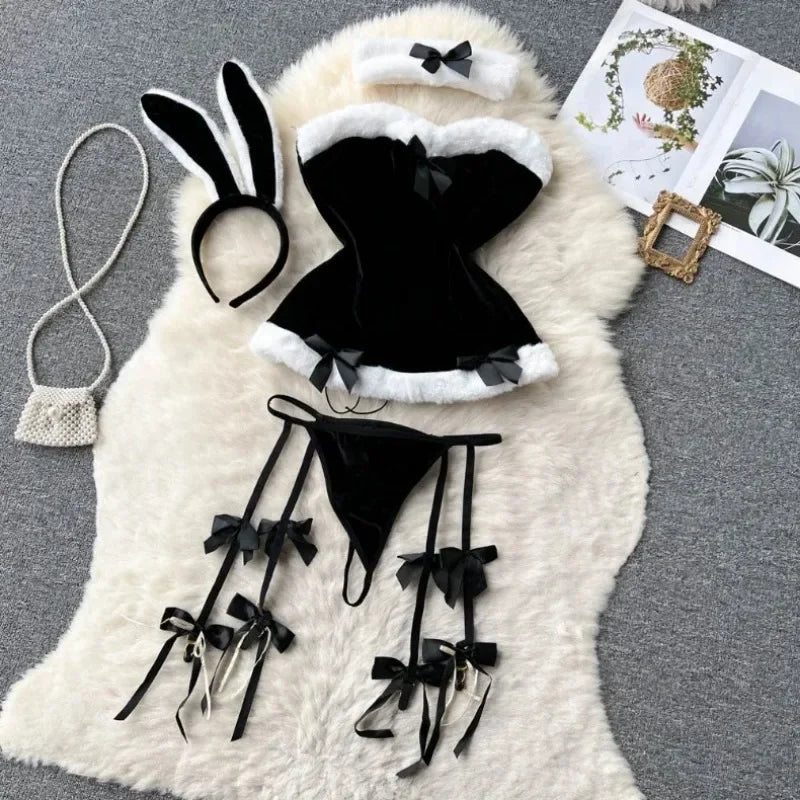 Women's Bras Women's Underwear Sets Sexy Lingerie Outfit Bra and Panty Set Woman Clothes Attractive Chest Suspenders Below Sex