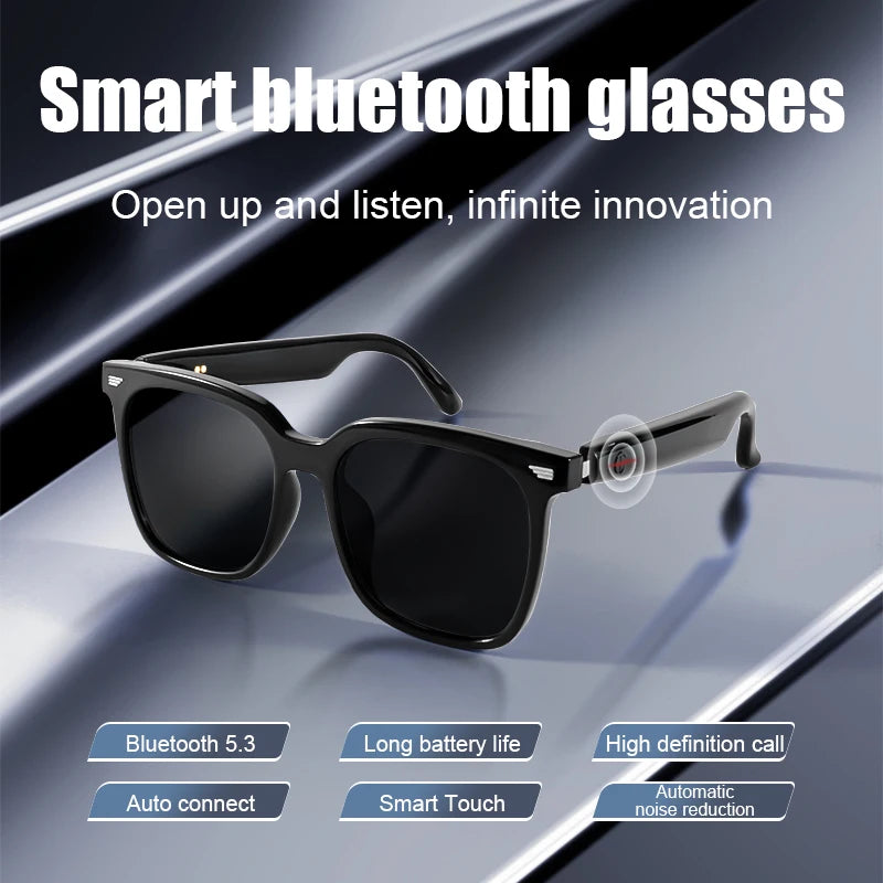 Smart Glasses With Automatic Adjustment Wireless Bluetooth Headset Outdoor Cycling Sunglasses Man Woman Waterproof Smart Glasses