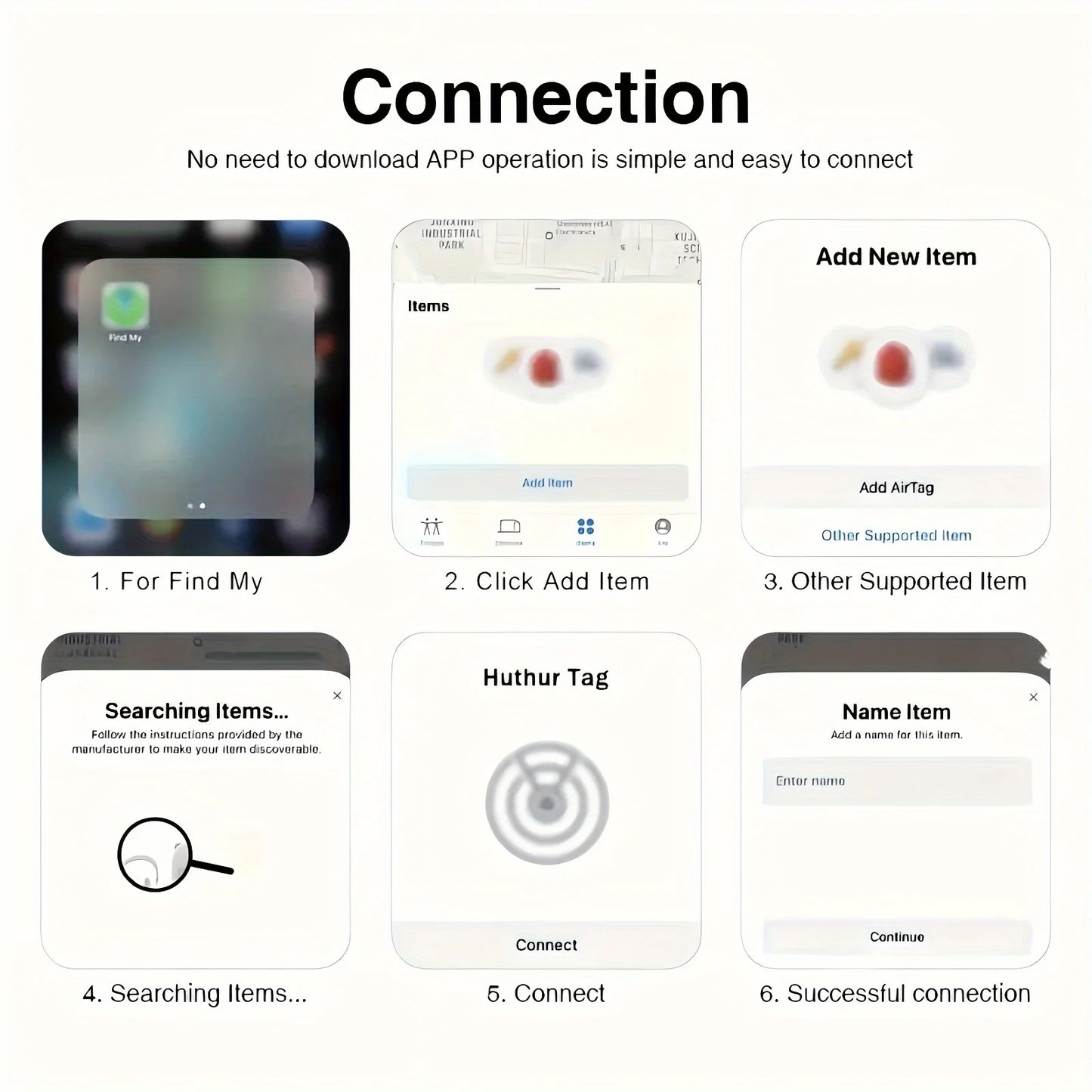 GPS Tracking Device for Cars, Pets & More - Real-Time Location Finder with iOS Compatibility, Long-Lasting Button Battery
