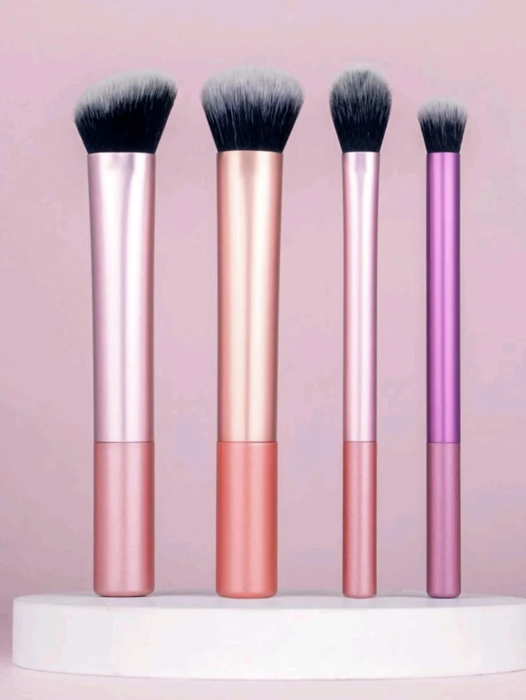 4 Long tube Makeup Brushes