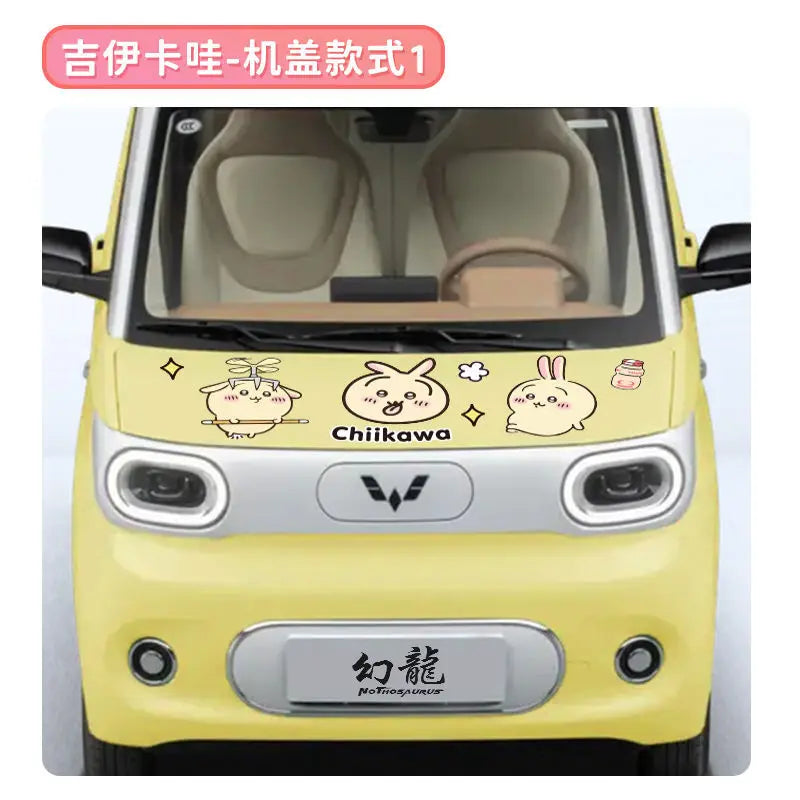 Stickers Car Accessories Decorate Hachi ware Usagi Car Accessories Gift
